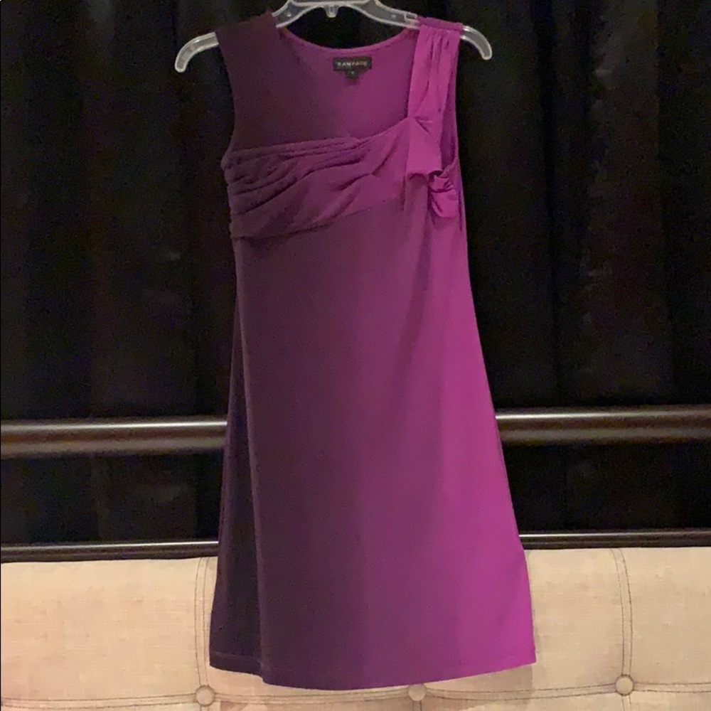 Purple fade mini dress